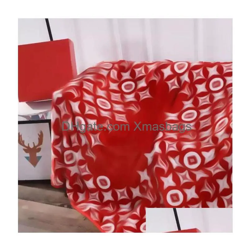 letter brand l designer blanket 8 colors air delicate conditioning car travel bath towel soft winter fleece shawl throw blankets