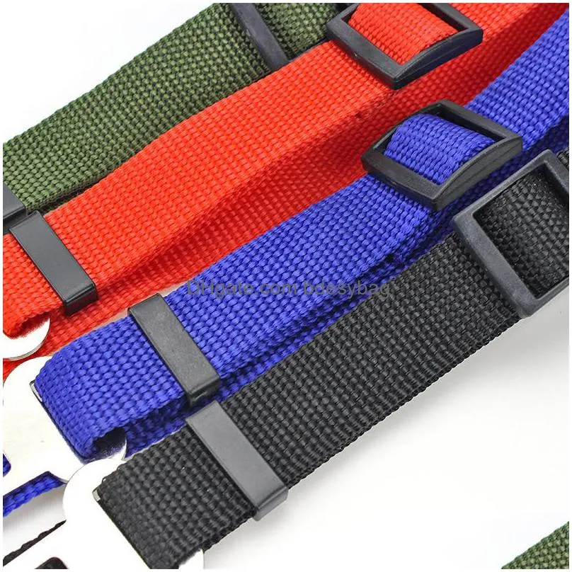 Dog Collars & Leashes Dog Car Seat Belt Safety Protector Travel Clip Pet Accessories Adjustable Puppy Leash Collar Breakaway Solid Har Dhsfr