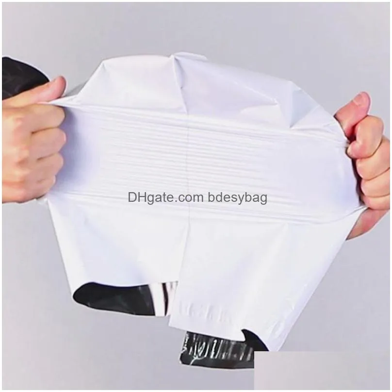 Packing Bags 28X42Cm Poly Mailer Plastic Mailing Bag Envelopes Bags Strong Seal Mailbags Package Drop Delivery Office School Business Dhzfr