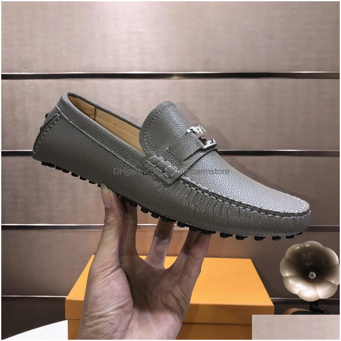 brand luxury men shoe leather casual breathable designer men loafers shoes genuine leather soft moccasins driving shoes summer shoes