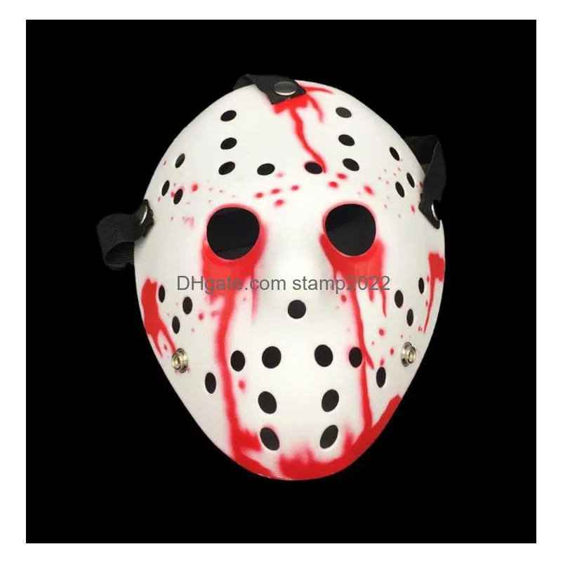 wholesale masquerade masks jason voorhees mask friday the 13th horror movie hockey mask scary halloween costume cosplay plastic party masks