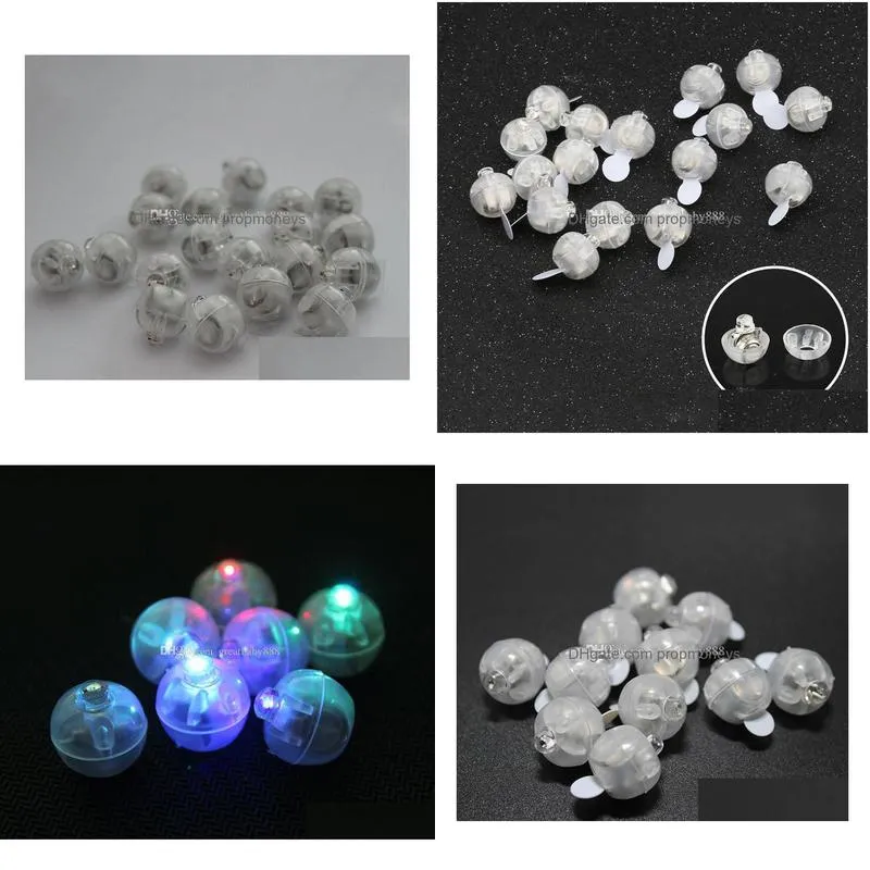 Led Toys Colorf Round Led Rgb Flash Ball Lamps Balloon Lights Lantern Christmas Wedding Party Decoration Drop Delivery Toys Gifts Led Dhucc