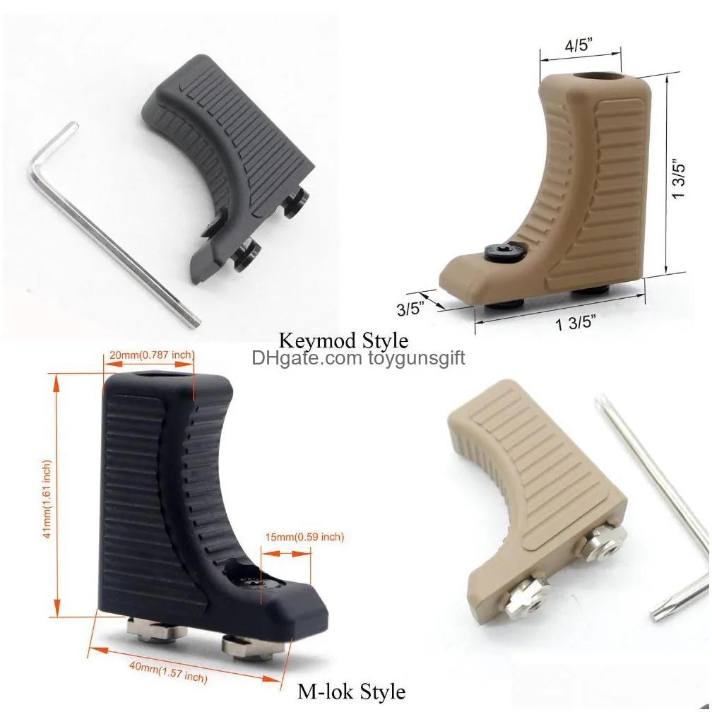DHgate.com:13 Kinds Tactical Hand Stop Keymod/M-Lok Handstop Black/Red ...