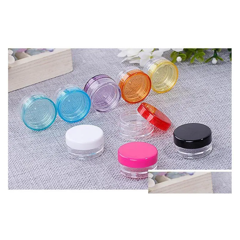 plastic wax containers boxes jars case 3g/5g cosmetics holder wax dabber tools for dry wax thick oil grease paste mastic no-smell