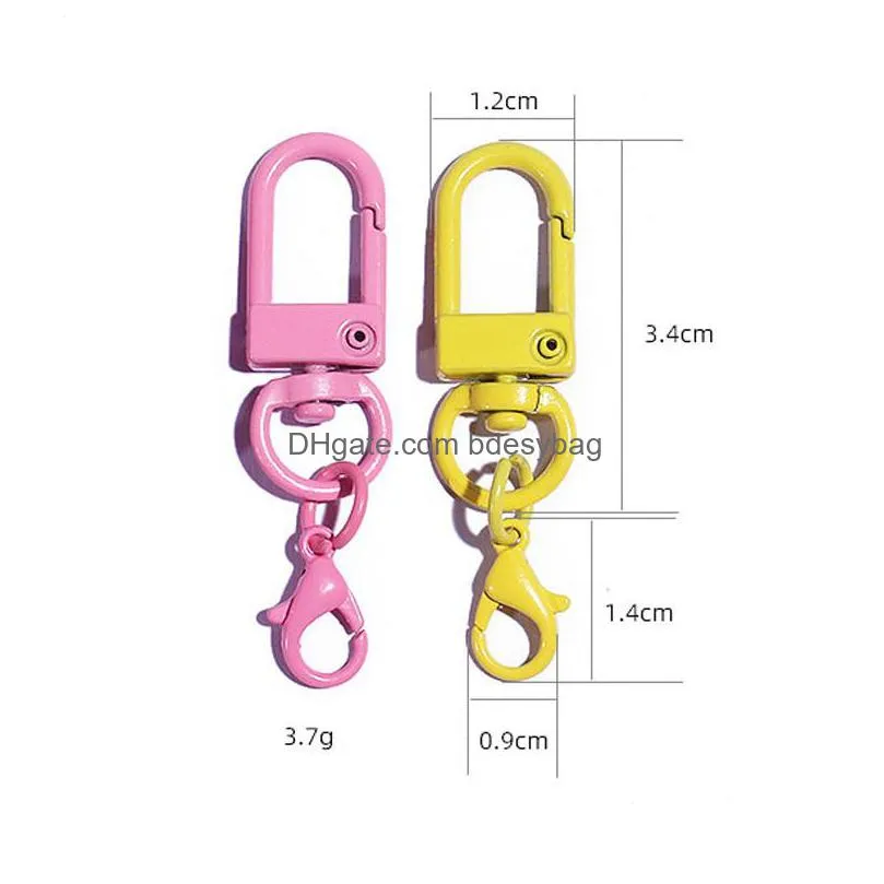 Hooks & Rails Lobster Clasp Hooks Keychain With Matel Clasps For Diy Jewelry Making Dog Buckle Neckalce Bracelet Accessorie Lx4888 Dro Dhfrk