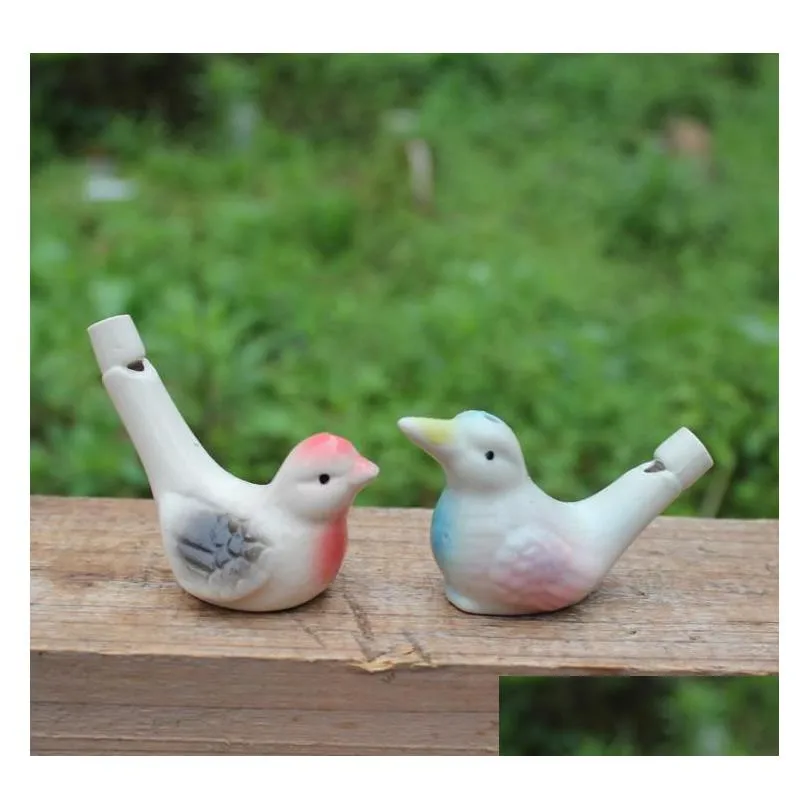 Arts And Crafts Water Bird Whistle Clay Crafts Ceramic Glazed Whistle-Peacock Birds Home Decoration Office Ornaments Sn2514 Drop Deliv Dhhm5