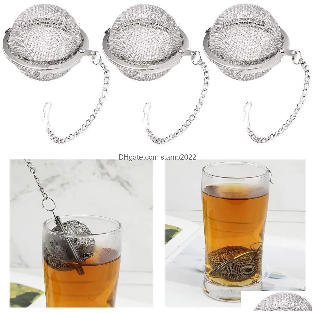 stainless steel coffee tea tools pot infuser sphere locking spice tea ball strainer mesh strainer filter infusor fy3573 wholesale