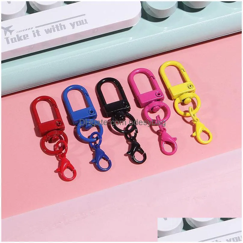 Hooks & Rails Lobster Clasp Hooks Keychain With Matel Clasps For Diy Jewelry Making Dog Buckle Neckalce Bracelet Accessorie Lx4888 Dro Dhfrk