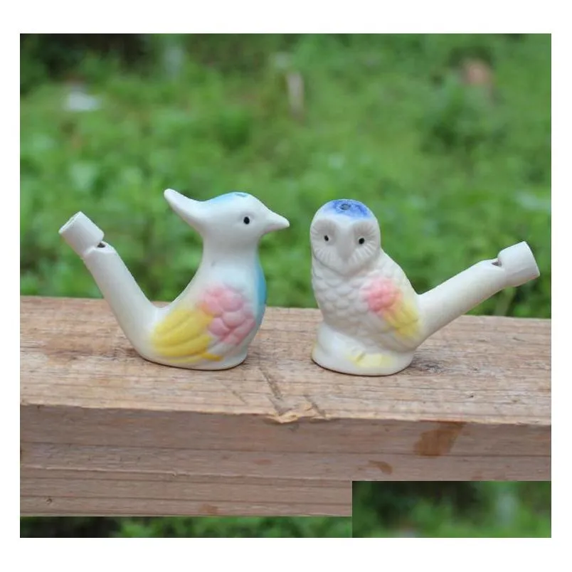 Arts And Crafts Water Bird Whistle Clay Crafts Ceramic Glazed Whistle-Peacock Birds Home Decoration Office Ornaments Sn2514 Drop Deliv Dhhm5