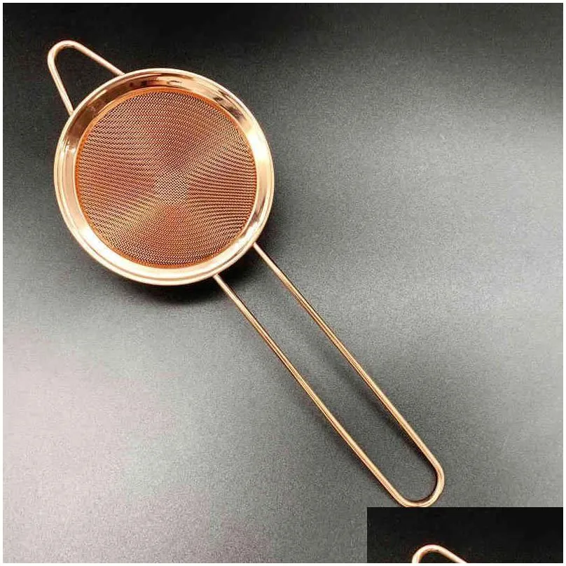 Other Bar Products Bar Products High Quality Tra-Fine Twill Mesh Stainless Steel Tapered Cocktail Filter Sn Drain Pasta Tea Kitchen Ac Dhr1L