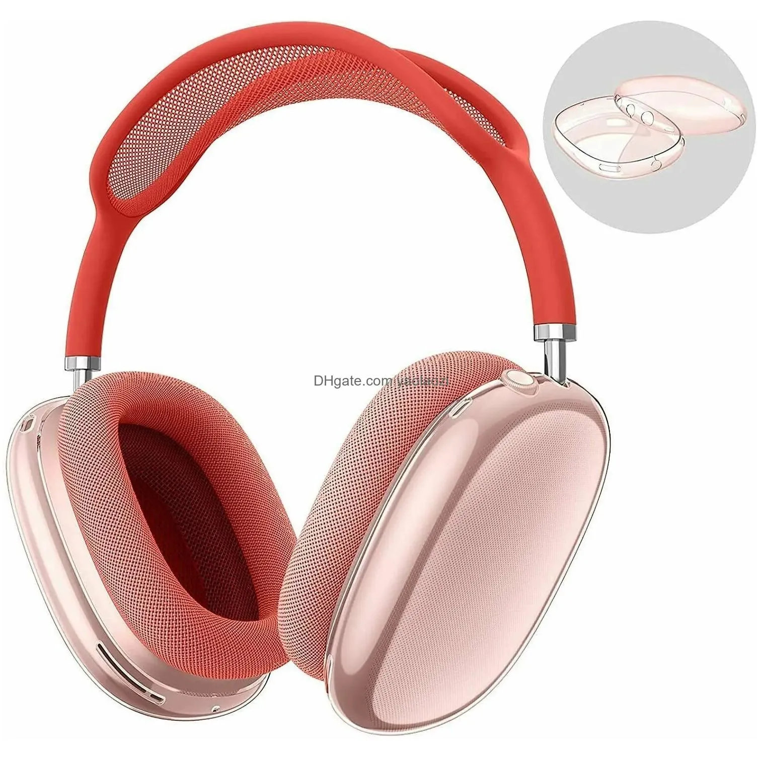 for  max headphone cushions accessories solid silicone high custom waterproof protective plastic headphone travel case various