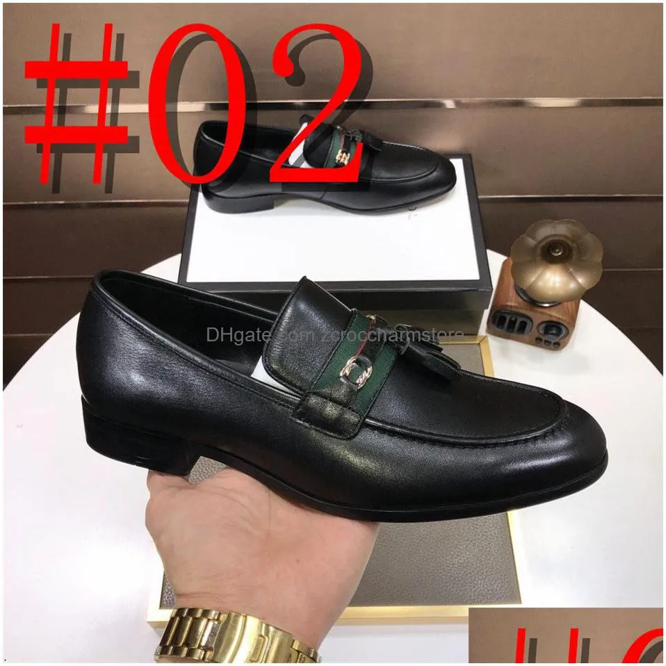 designer men loafers shoes men zapatos de hombre slip-on leather luxurious dress shoes adult black brown driving moccasin soft non-slip loafers shoe size