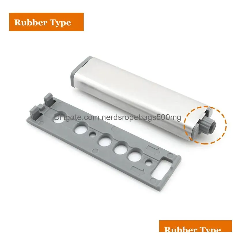 Door Catches & Closers Door Catches Closers Naierdi 10Pcs Stainless Steel Cabinet Push To Open Damper Buffer Invisible Pl Magnetic Tou Dh4N0