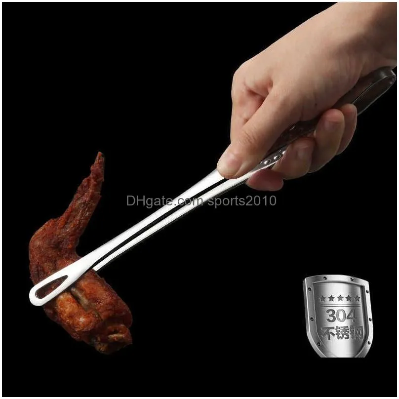 Coffee & Tea Tools New 1Pc Stainless Steel Coffee Sugar Clip Long Handle Tweezer Clamp Steak Bread Clips Tea Kitchen Bar Tool Supply D Dh0Zy