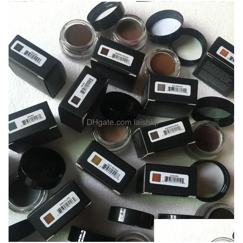 brand waterproof eyebrow with eye brush enhancers eyebrow gel eyebrow cream makeup brown full size 11colors 4g 014oz1905335