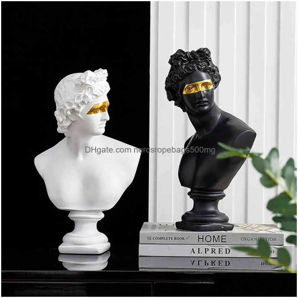 Other Arts And Crafts Europe Abstract Scpture Home Decoration Accessories Resin Statue Modern Statues For Art Decor Sketch Gifts 21032 Dhmnl