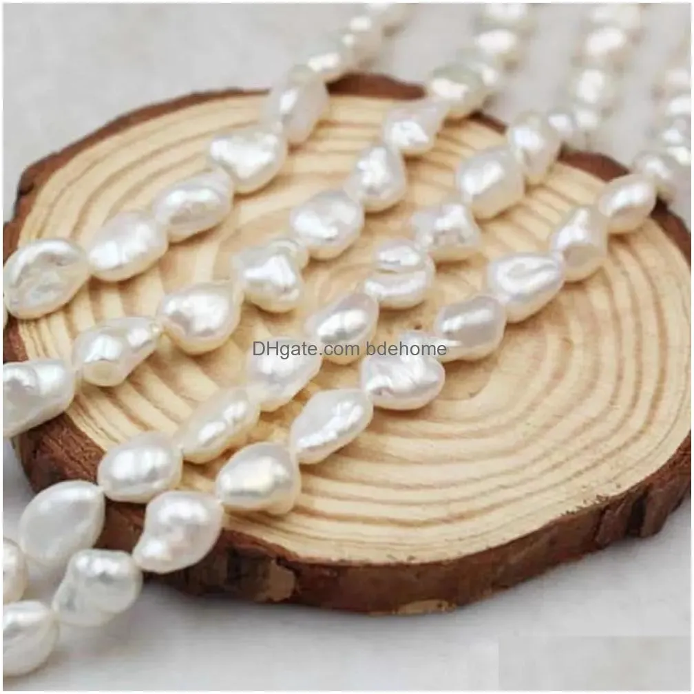 Crystal Natural Freshwater Pearls Fashionable Baroque Recycled Beads Used In Jewelry Making Diy Necklace Bracelet Accessories Drop De Dhcwp
