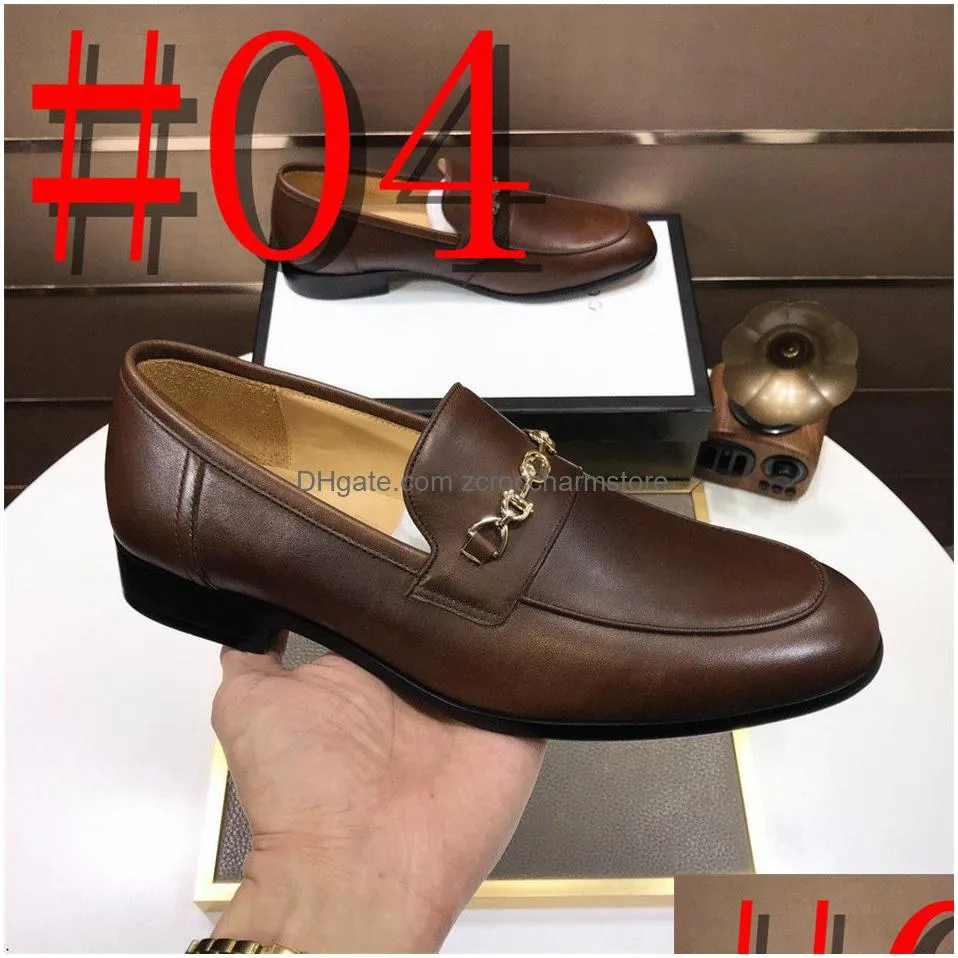 designer men loafers shoes men zapatos de hombre slip-on leather luxurious dress shoes adult black brown driving moccasin soft non-slip loafers shoe size