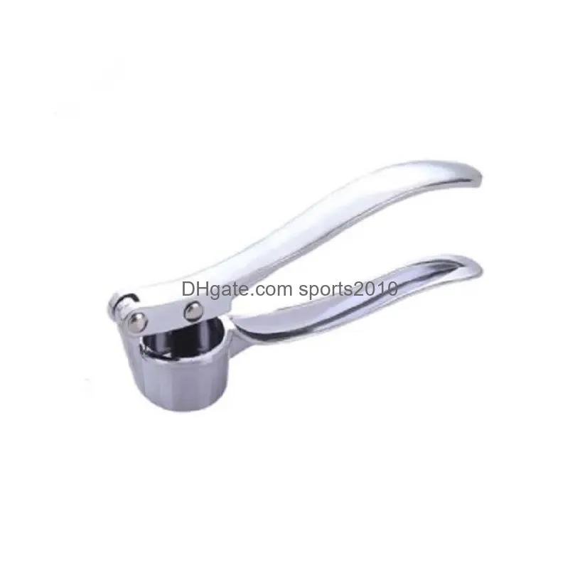 Fruit & Vegetable Tools New Imitating Stainless Steel Mtifunction Garlic Press Crusher Kitchen Cooking Ginger Squeezer Masher Handheld Dhy7O