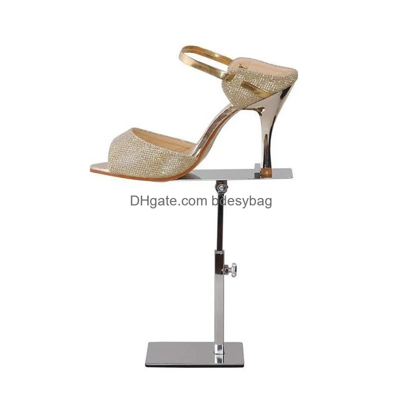 Storage Holders & Racks Stainless Steel Brushed Shoe Tree Showing Holder Care Rack Display Stand Wholesale Drop Delivery Home Garden H Dhvxy