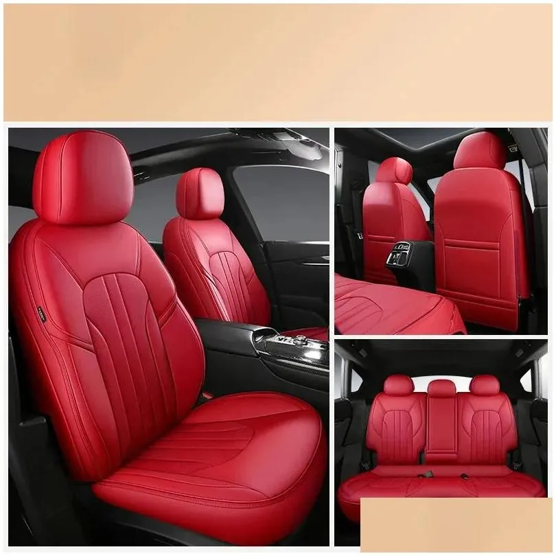 Car Seat Covers Luxury Custom Full Set For W212 2009 2010 2011 2012 Leather Interior Auto Protector