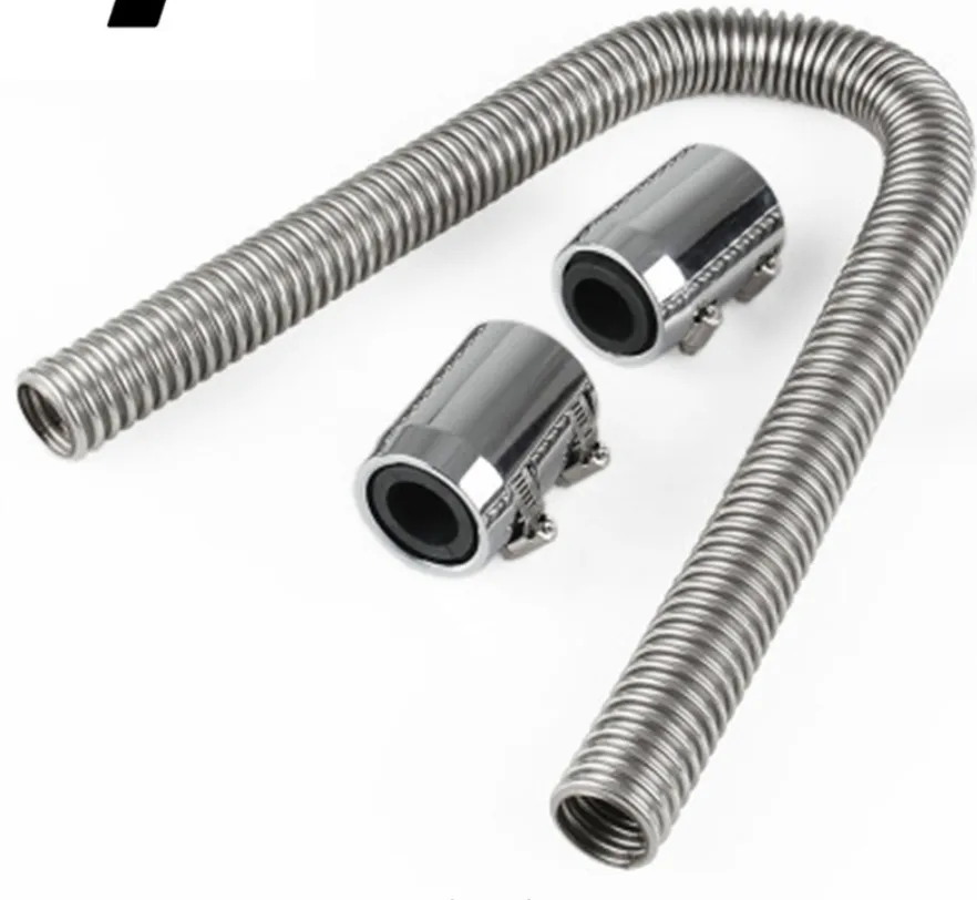 automotive parts stainless steel radiator hose flexible cooling water hose kit adapter 24 48 36