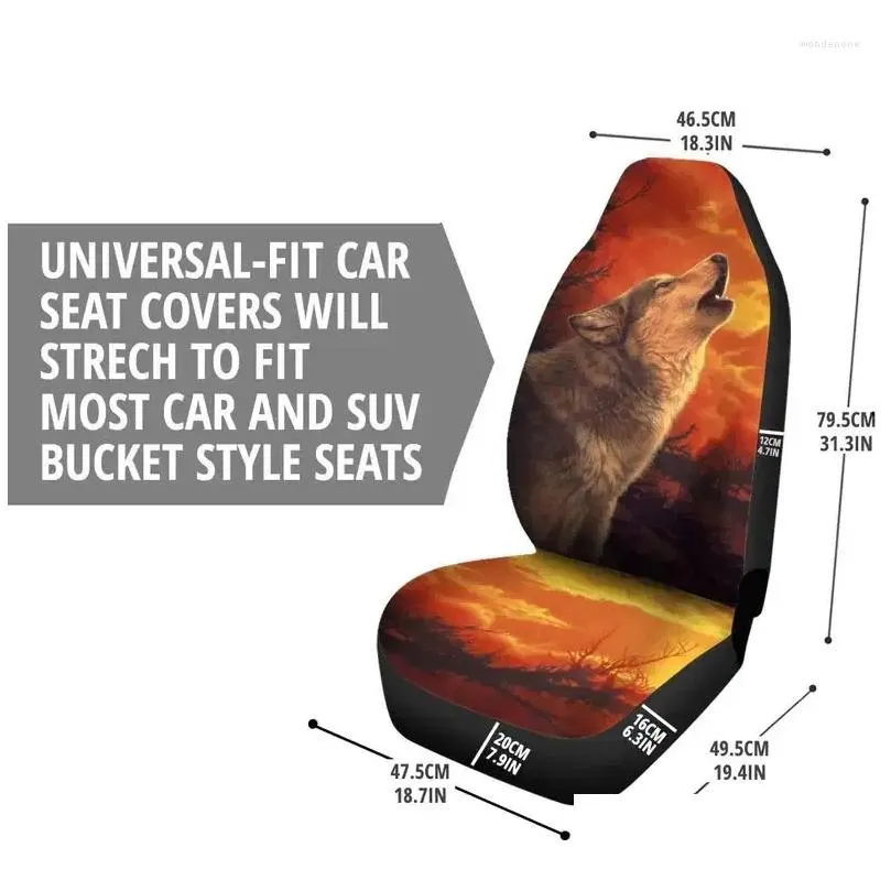 Car Seat Covers Wolf Covers. Idea For Lovers