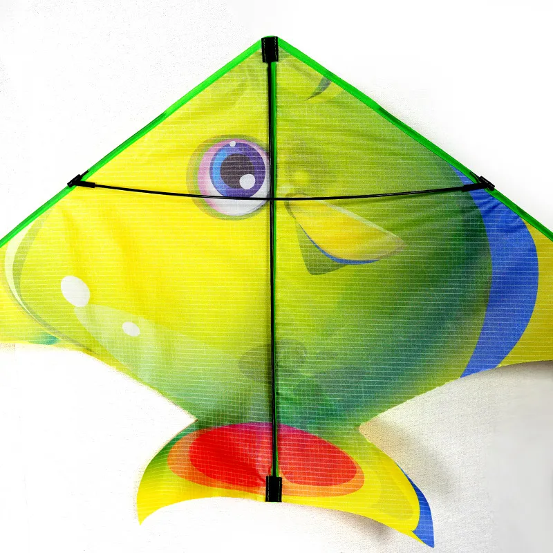 Colorful Tropical Fish Kite Children`s Cartoon Animal Kite Flying Toys Easy to Fly