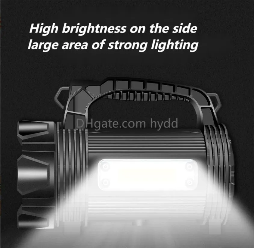 explosion proof flashlight super bright 500 meter long lens usb charging multifunctional flashlight