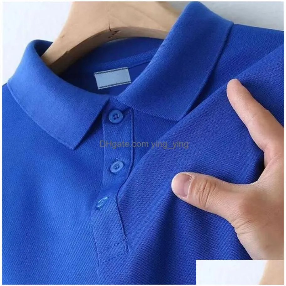 mens designer polo shirt mens polos t shirt tees high-end polo fashion cotton v neck man tops tees woman tshirts luxury casual couple clothes asian size