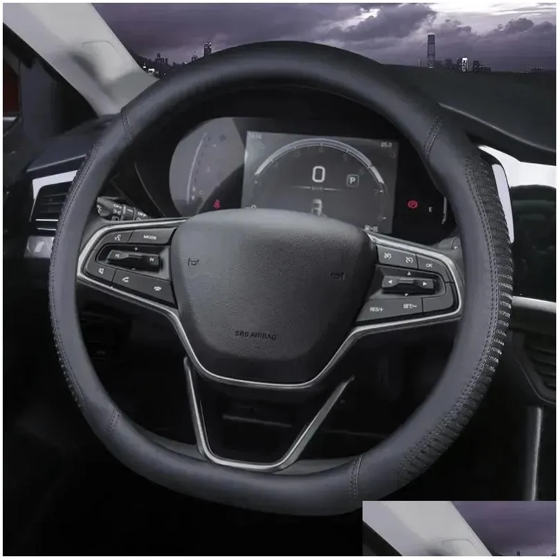 Steering Wheel Covers Car Universal Anti Slip Cover 37-38cm For BYD Tang Song Yuan Qin PLUS Han EV E3  Accessories