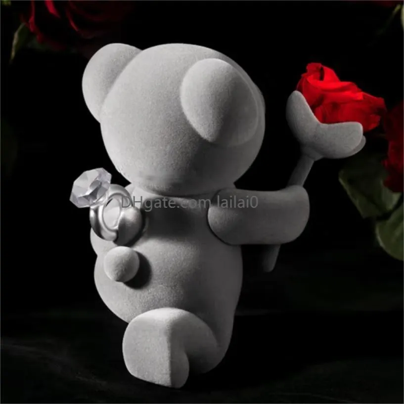 joy eternal flower rose ring bear gift box valentines day holiday gifts as a gift for girlfriend