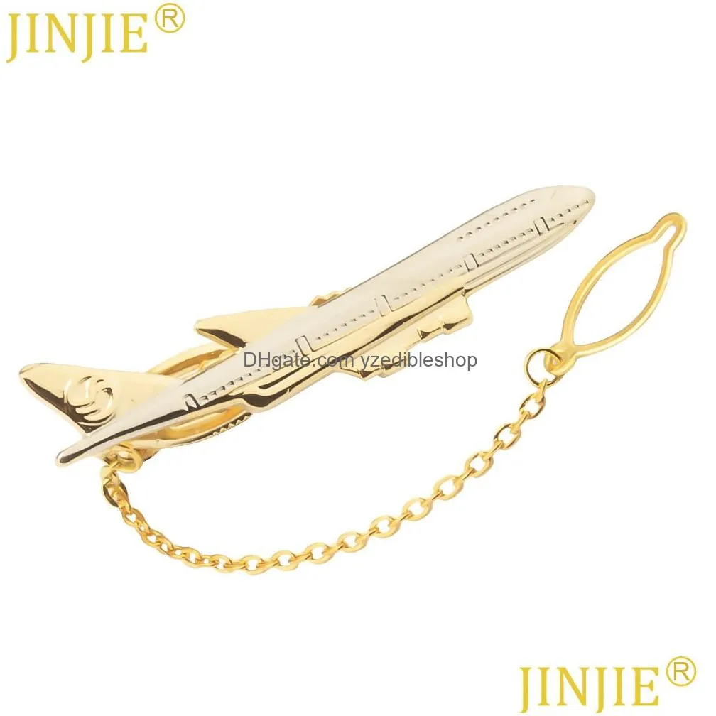 classical tie bar spitfire war airplane design tie clip for mens aircraft tie pin clips246m