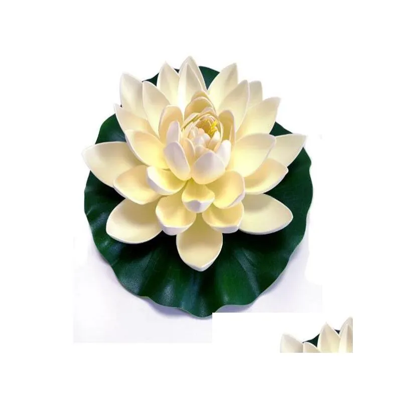 simulation lotus eva foam lotus dance props pool decoration height anyway colorful lotus gc2410