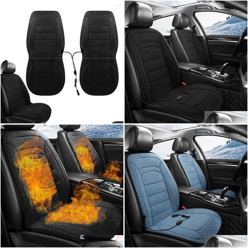 Car Seat Covers Winter Cushion Heated Auto Front Cushions Comfort Cover With Fast Heating To Reduce Stress