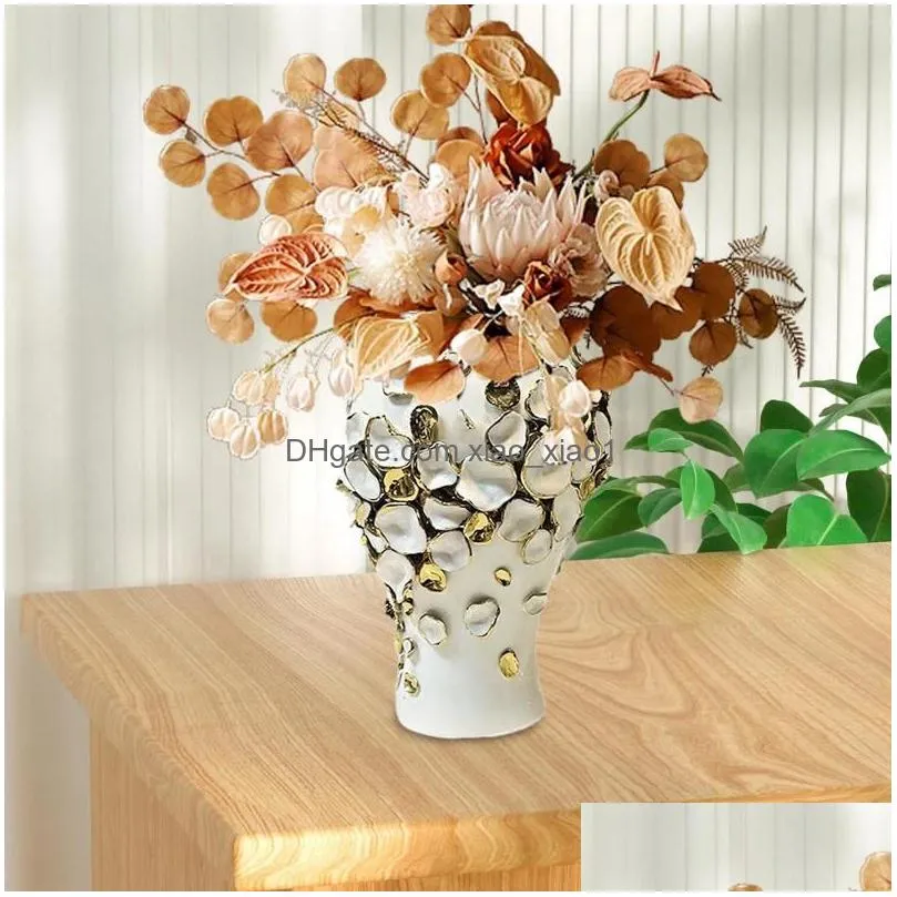 vases porcelain ginger jar ceramic vase flower arrangement decorative storage canister for party shelf bedroom office home decoration