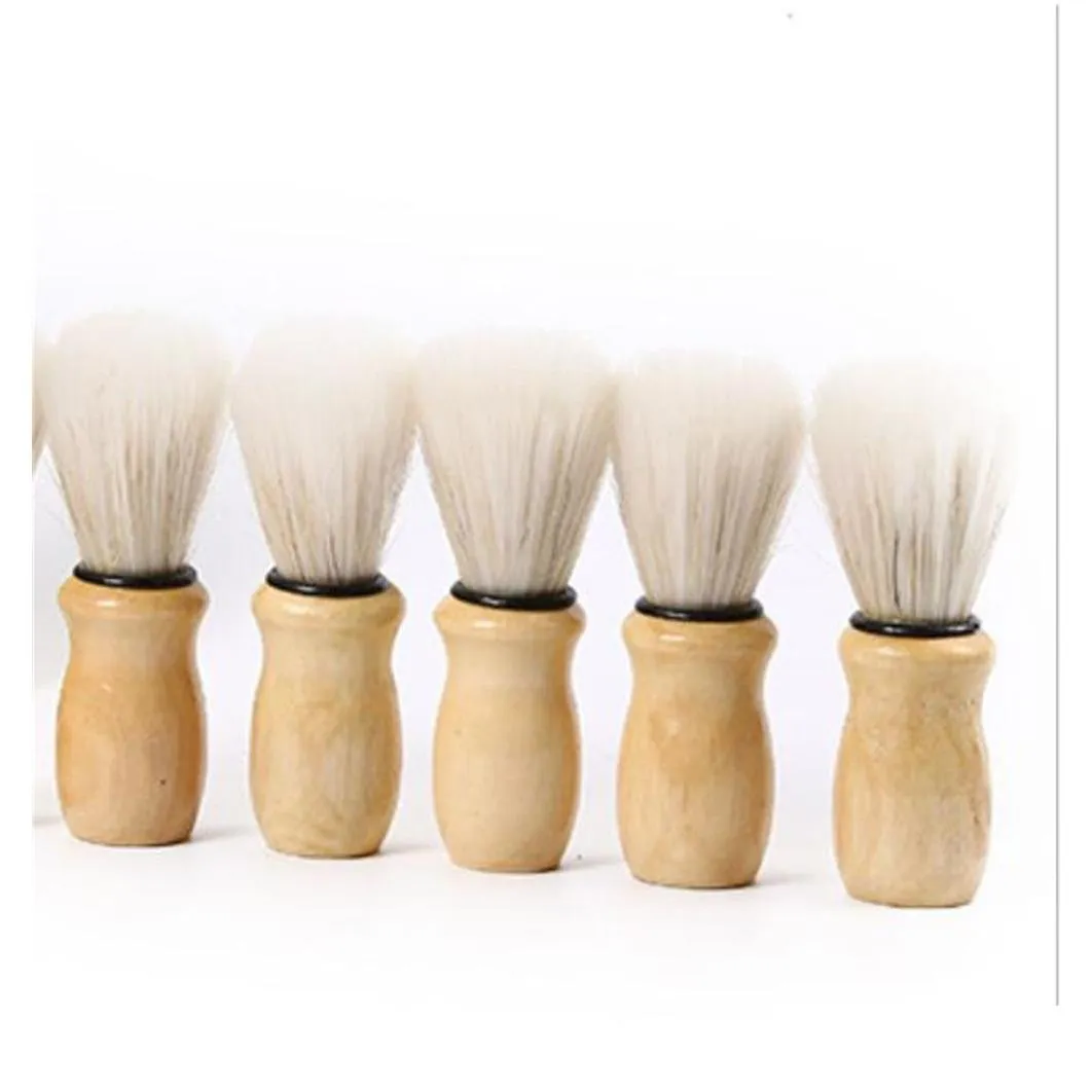  factory bristles hair shaving brush for men wooden handle brushes badger professional salon tool rrf12080