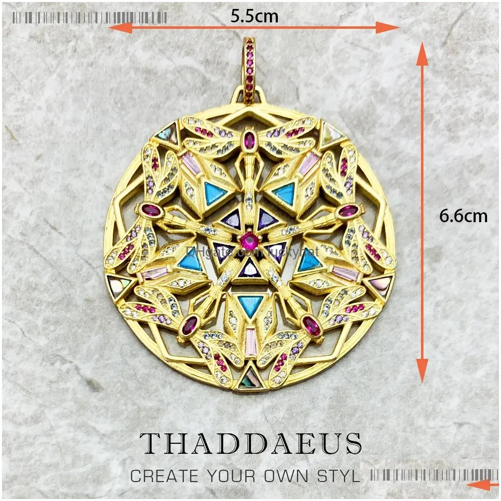 pendant necklaces amulet ajaib elemen simbol keberuntungan kupu kupu pohon alam capung perhiasan liontin salib 925 perak murni hadiah untuk pria wanita