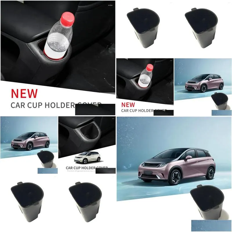 Car Organizer For BYD  Atto 2 2023 2024 EV Central Control Armrest Rear Water Cup Holder Storage Box Accessories