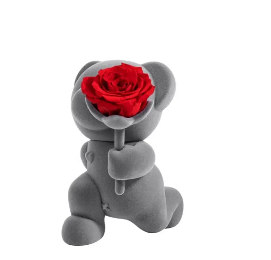 joy eternal flower rose ring bear gift box valentines day holiday gifts as a gift for girlfriend