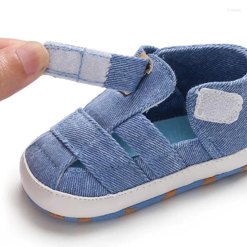 Sandals Born Baby Boys Summer Infant Kids Anti-Slip Shoes Toddler Soft Sole Hollow Out 0-18M