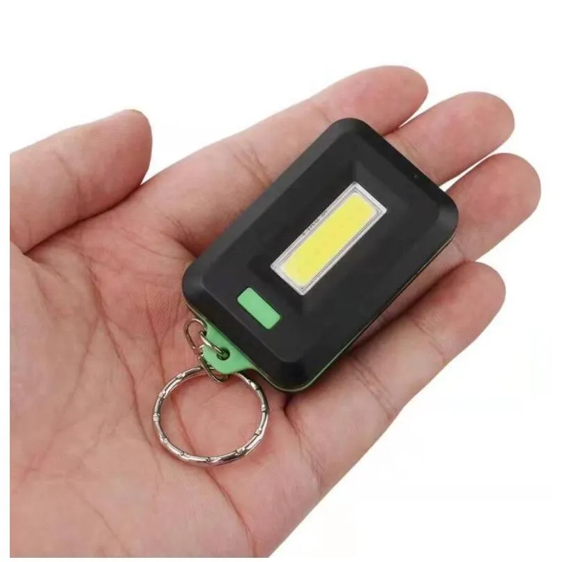 Flashlights Torches Mini Led Lights Keychain Torch Outdoor Lighting Key Chain Emergency Flashlight Hiking Cam Lamp Hook Lantern Drop Dhe9L