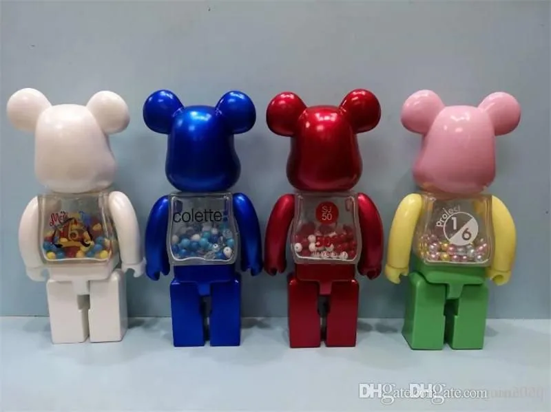 HOT 400% 28CM Bearbrick The century violent bear Chiaki figures Toy For Collectors Be@rbrick Art Work model decoration toys gift