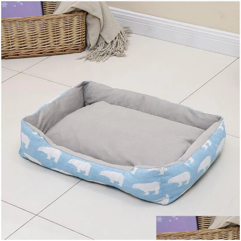 dog kennels pet mat detachable washable teddy dog cat bed sleeping rest bag puppy cat supplies