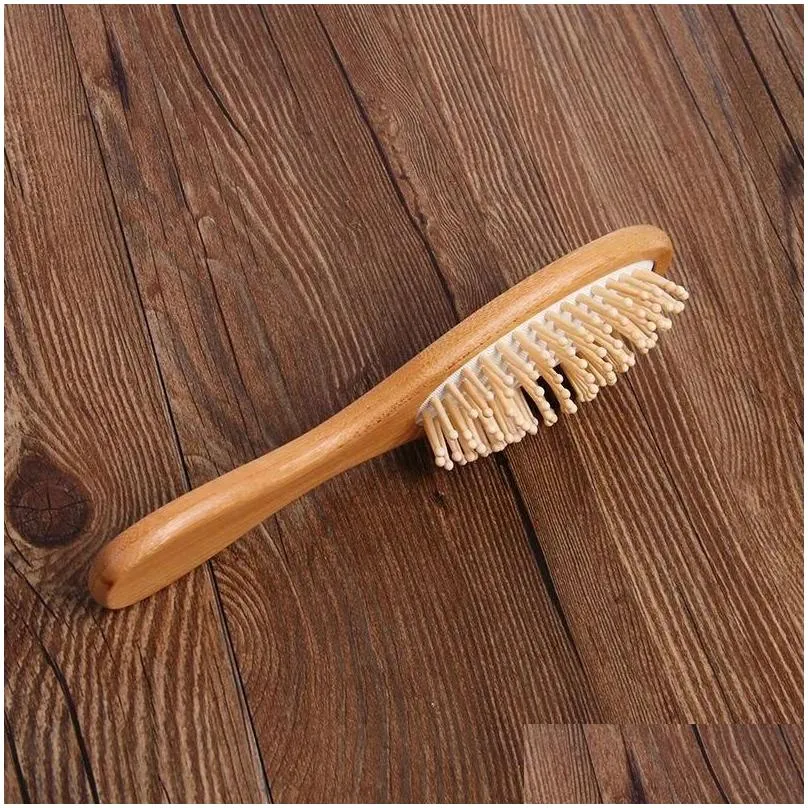 hair brushes care styling tools productswood airbag mas carbonized solid wood bamboo cushion antistatic brush comb