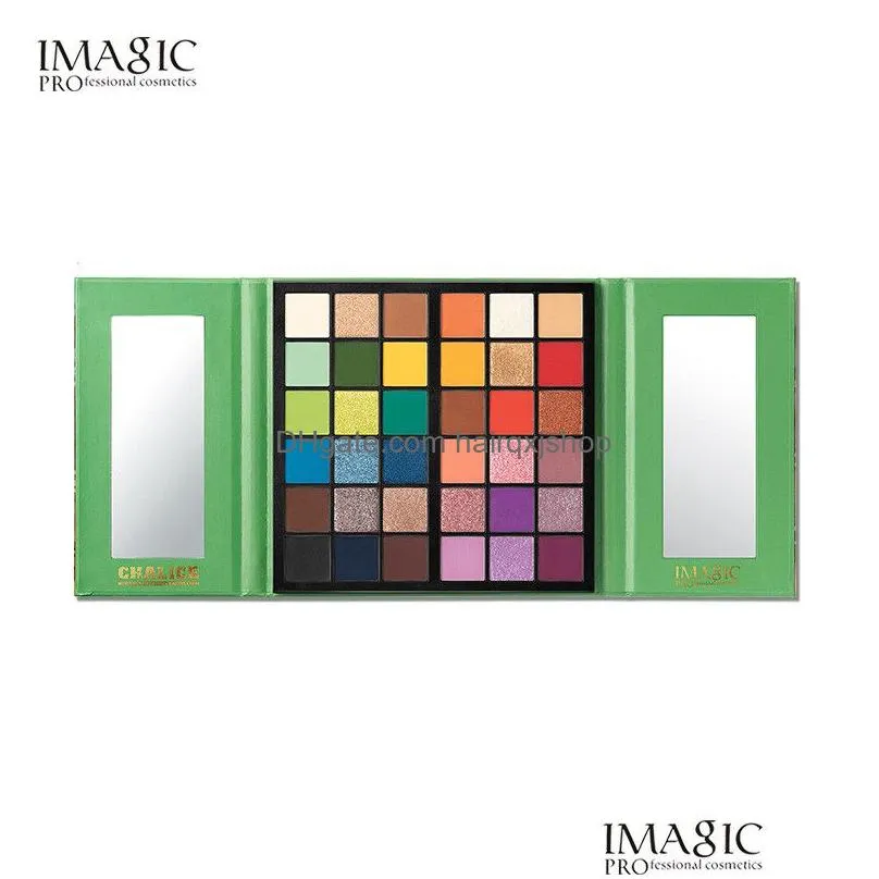 imagic eyeshadow palette makeup brushes 36 color shimmer pigmented eye shadow make up palette maquillage8435263