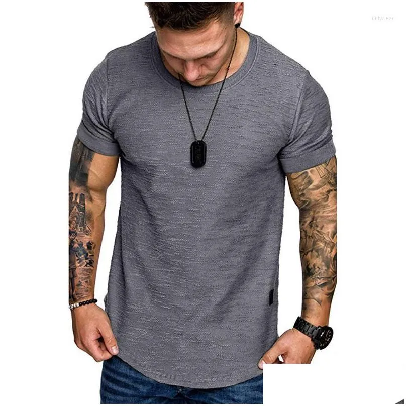 mens t shirts 2023 discount summer mens bamboo cotton short sleeve round neck t-shirt