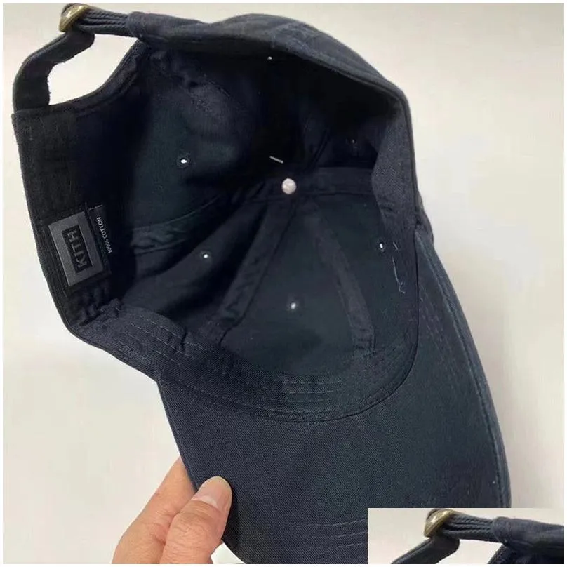 ball caps embroidery kith baseball cap adjustable multifunctional outdoor travel sun hat 230526