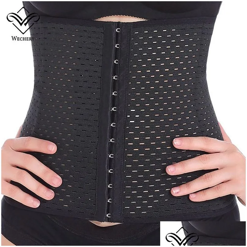 waist trainer steel boned sexy waist training cincher body thin shapers corset girdle training tight lacing cincher