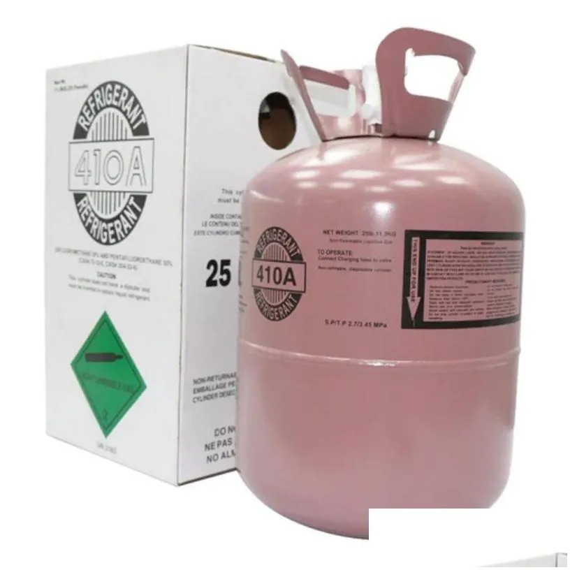 freon steel cylinder packaging r410a 25lb tank refrigerant for air conditioners